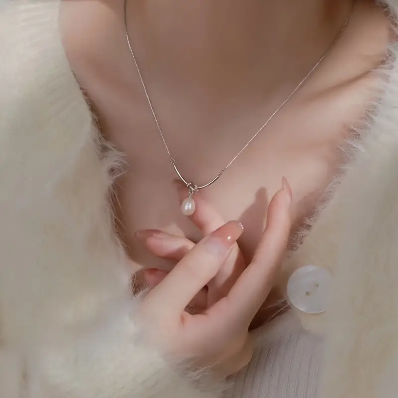 Collier pierre de lune blanche – Style bohème