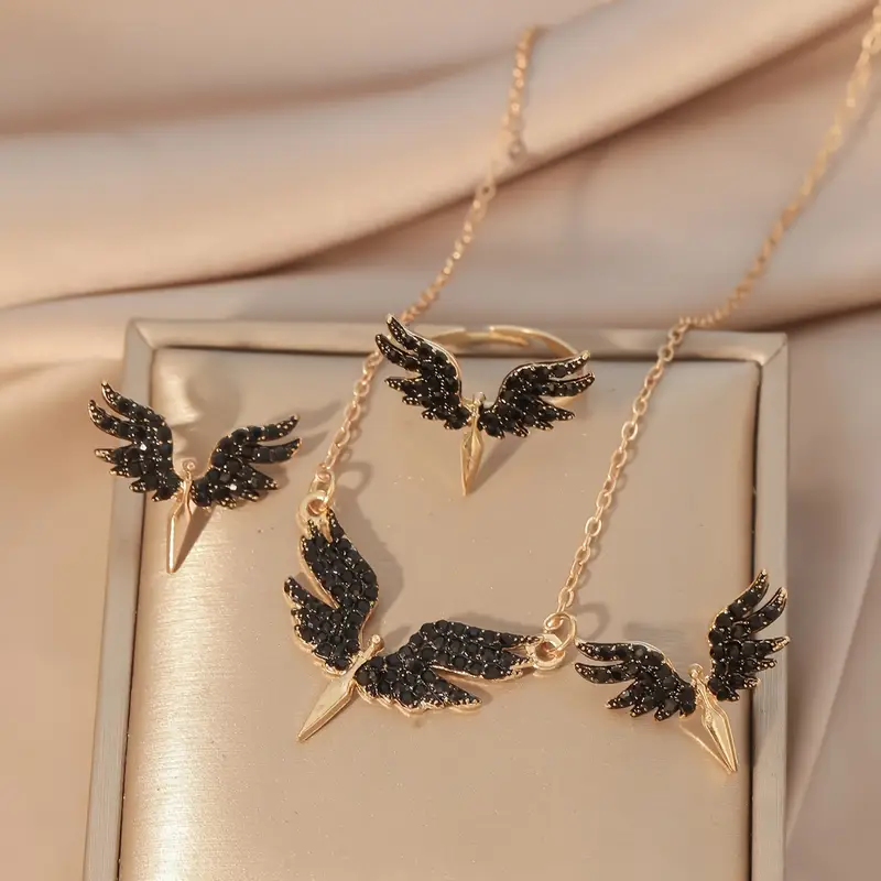 Parure femme plaqué or 18K – 4 pièces