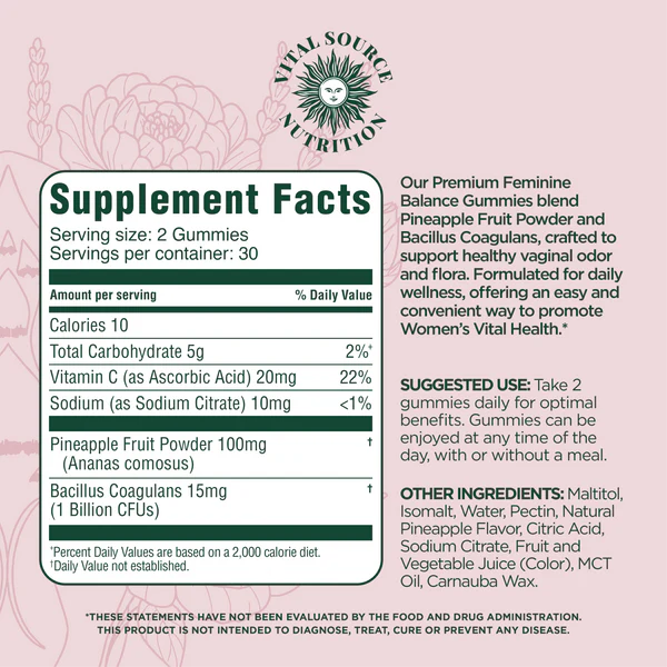 Feminine Balance Gummies