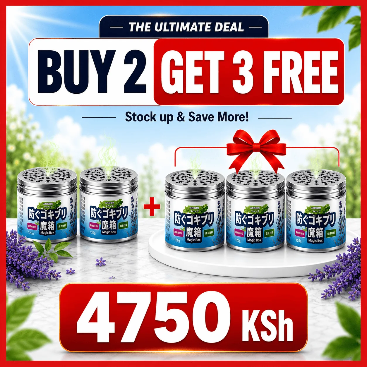 buy 2 get 3 free