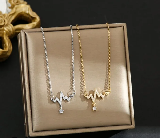 COLLIER ECG COUEUR BRILLANT