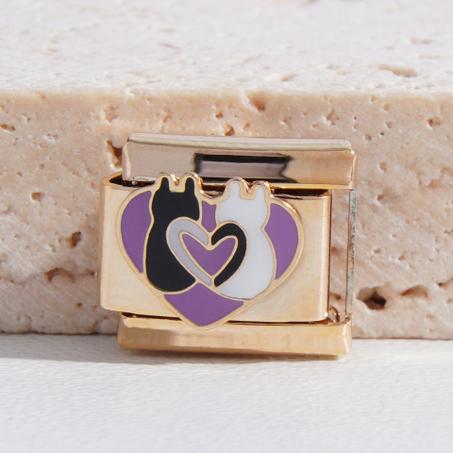 lover cats in silver