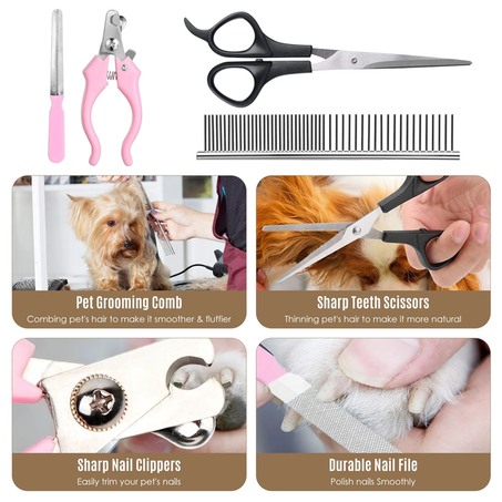 Kit Profesional de Corte y Cuidado para Mascotas