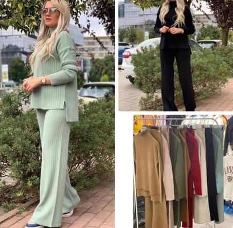 Ensemble 2 Pièces Laine