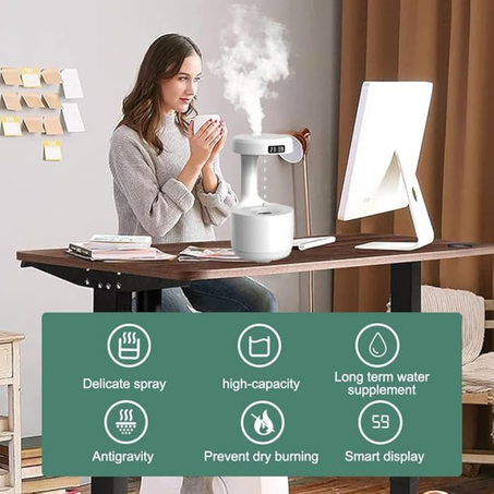 Antigravity humidifier