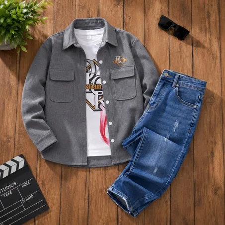 ENSEMBLE 3 PIECES ENFANTS P JEANS