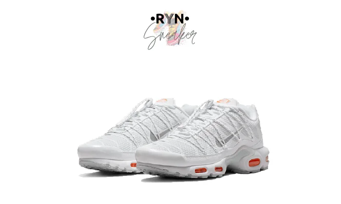white and orange tn air max