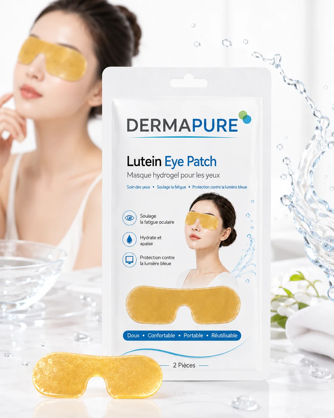 Masque de yeux en Lutéine