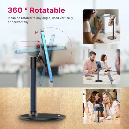 حامل الهاتف والأيباد القوي 360 درجة