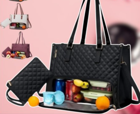 Sac 2 en 1 حقيبة الاغراض و الطعام