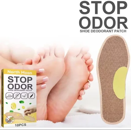 لاصقات معطّرة للحذاء – Stop Odor 👟✨