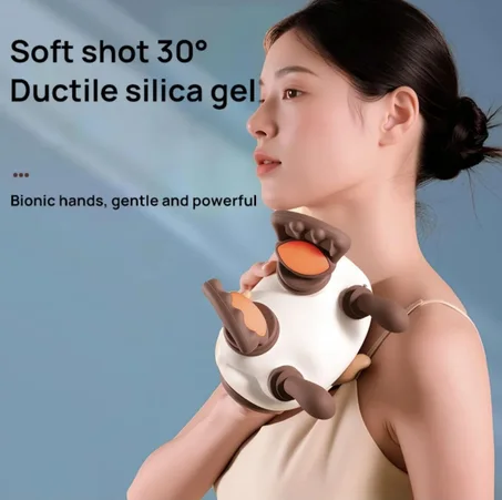 مدلك الرقبة المحمول بخاصية التسخين – الحل المثالي للتوتر والإجهاد