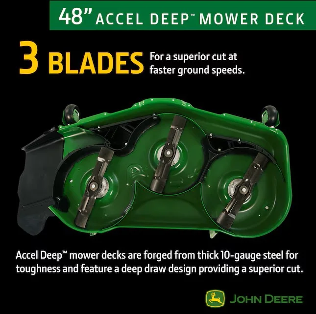 John Deere Z330M ZTrak 48-in 23 -HP V-twin Gas Zero-turn Riding Lawn Mower