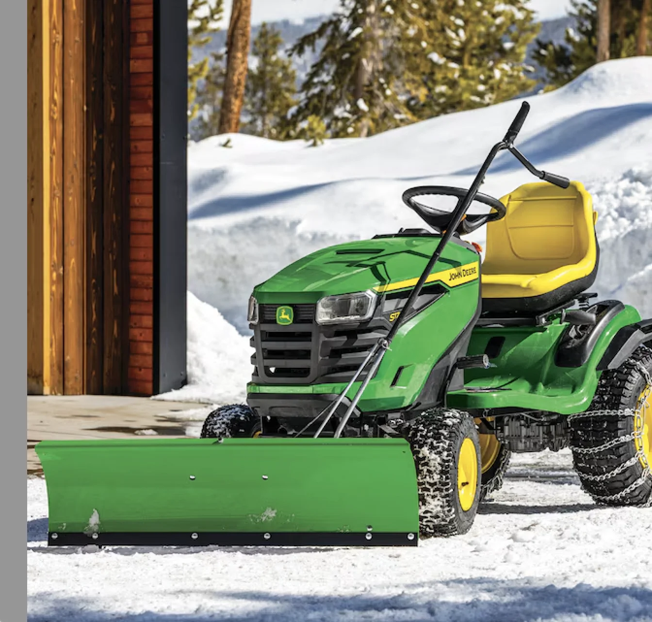 John Deere 46-in W x 14-in H Steel Snow blade  (Green)