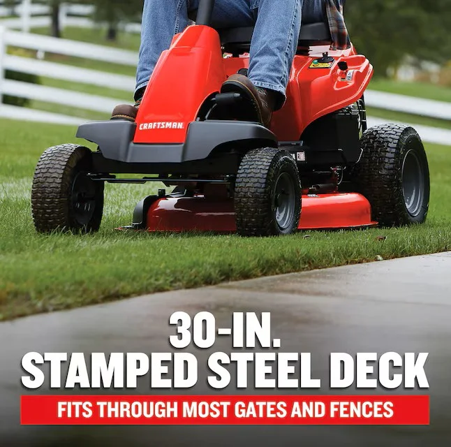 CRAFTSMAN R110 30-in 10.5 -HP Single cylinder Gas Riding lawn mower