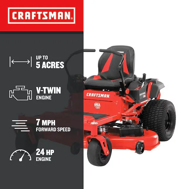 CRAFTSMAN Z5800 54-in 24 -HP V-twin Gas Zero-turn Riding Lawn Mower