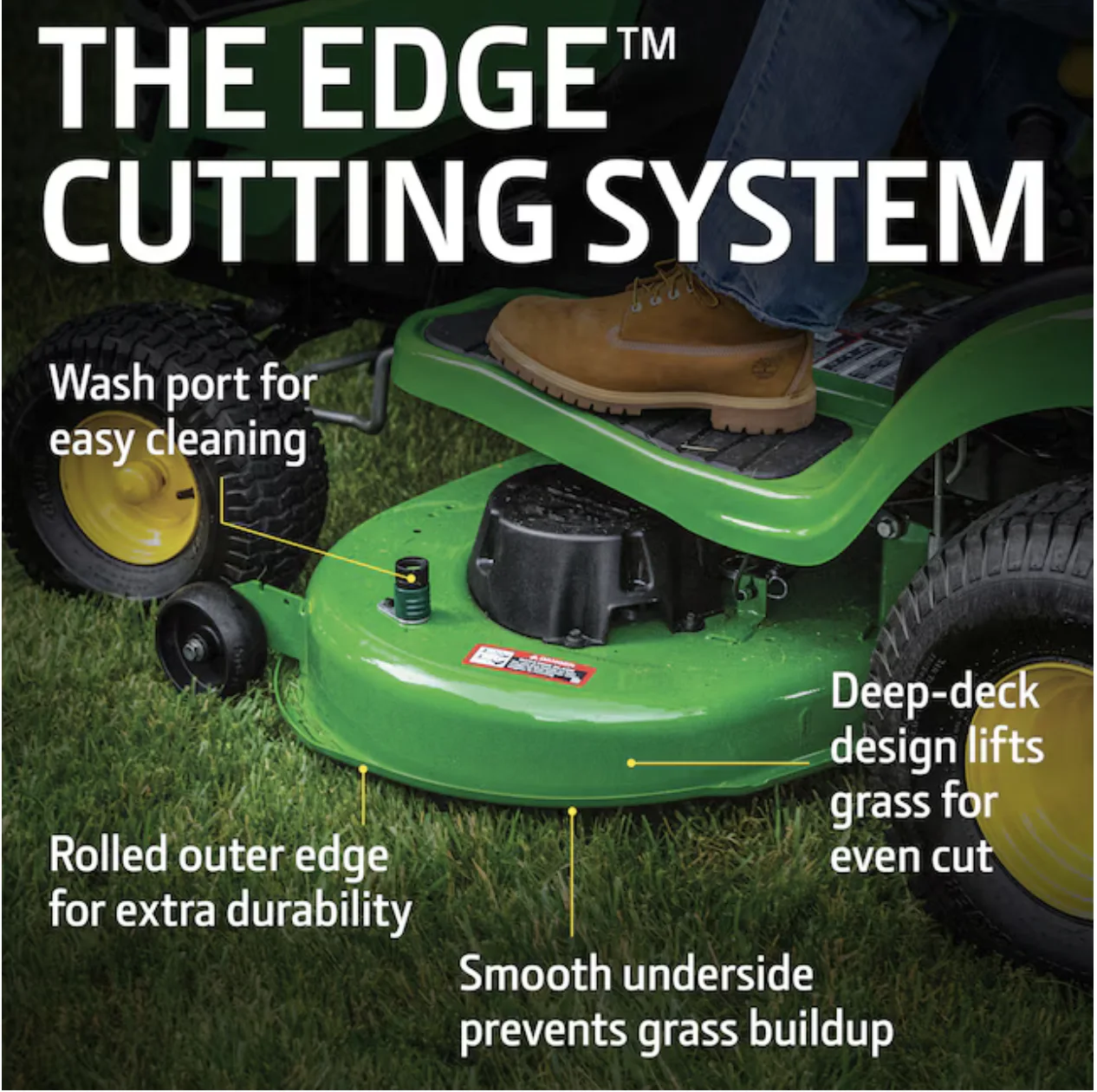 John Deere S170 48-in V-twin Gas Lawn tractor