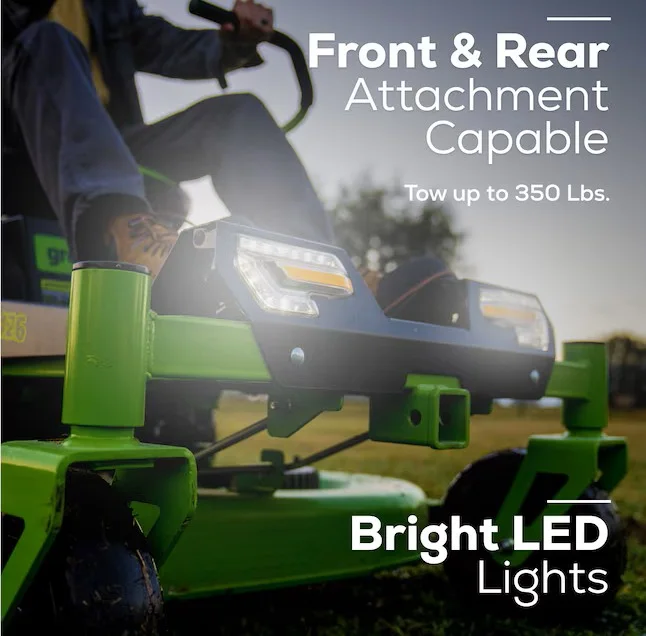 Greenworks Pro Crossover Zero Turn 42-in 24 -HP Brushless motor Battery Zero-turn Riding Lawn Mower (CARB)