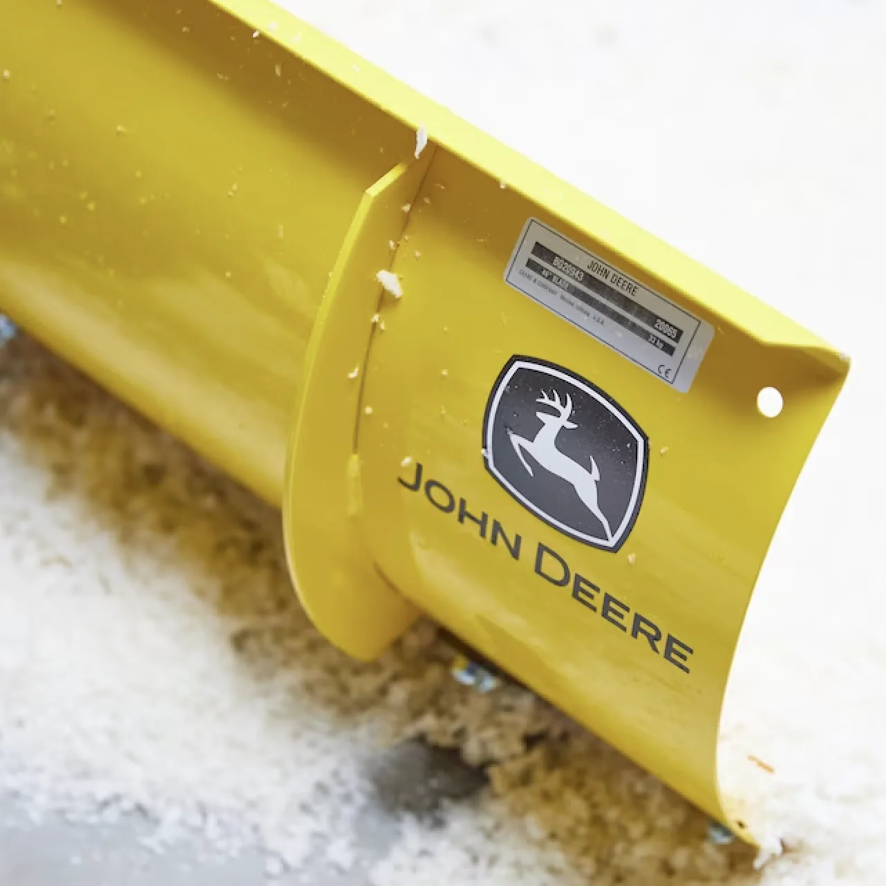 John Deere 46-in W x 14-in H Steel Snow blade ( Yellow)