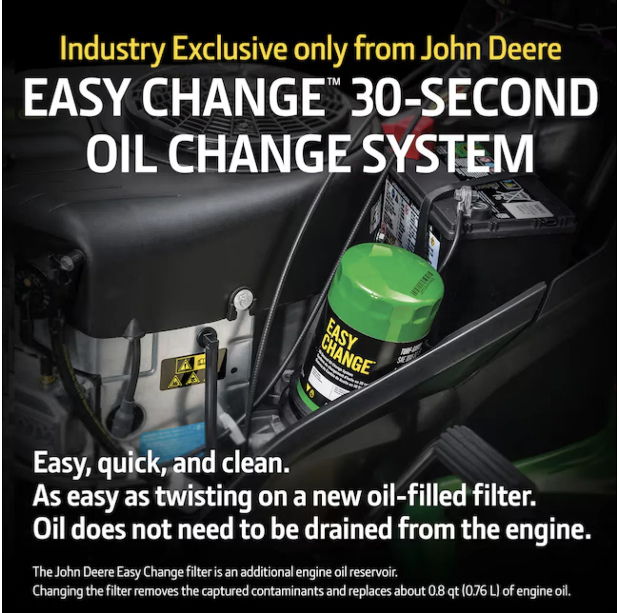 John Deere S170 48-in V-twin Gas Lawn tractor