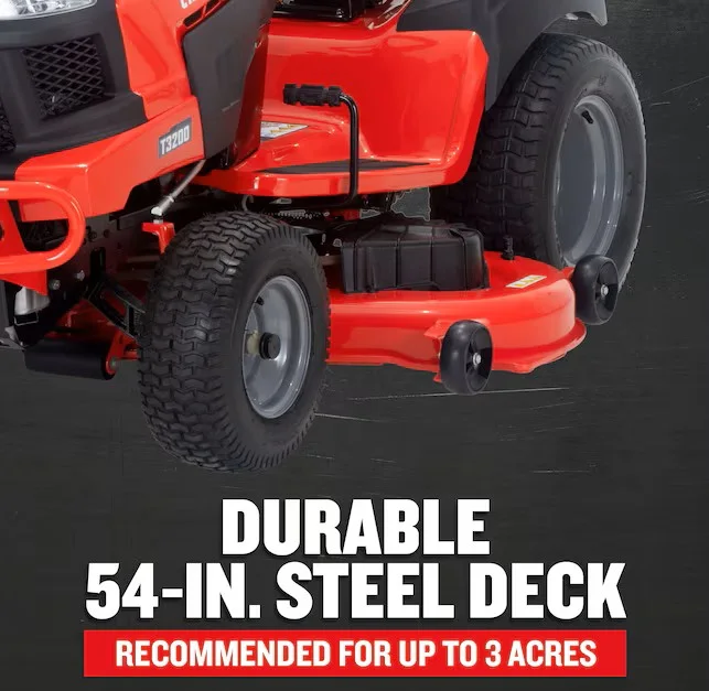 CRAFTSMAN T3200 Turn Tight 54-in 24 -HP V-twin Gas Riding lawn mower