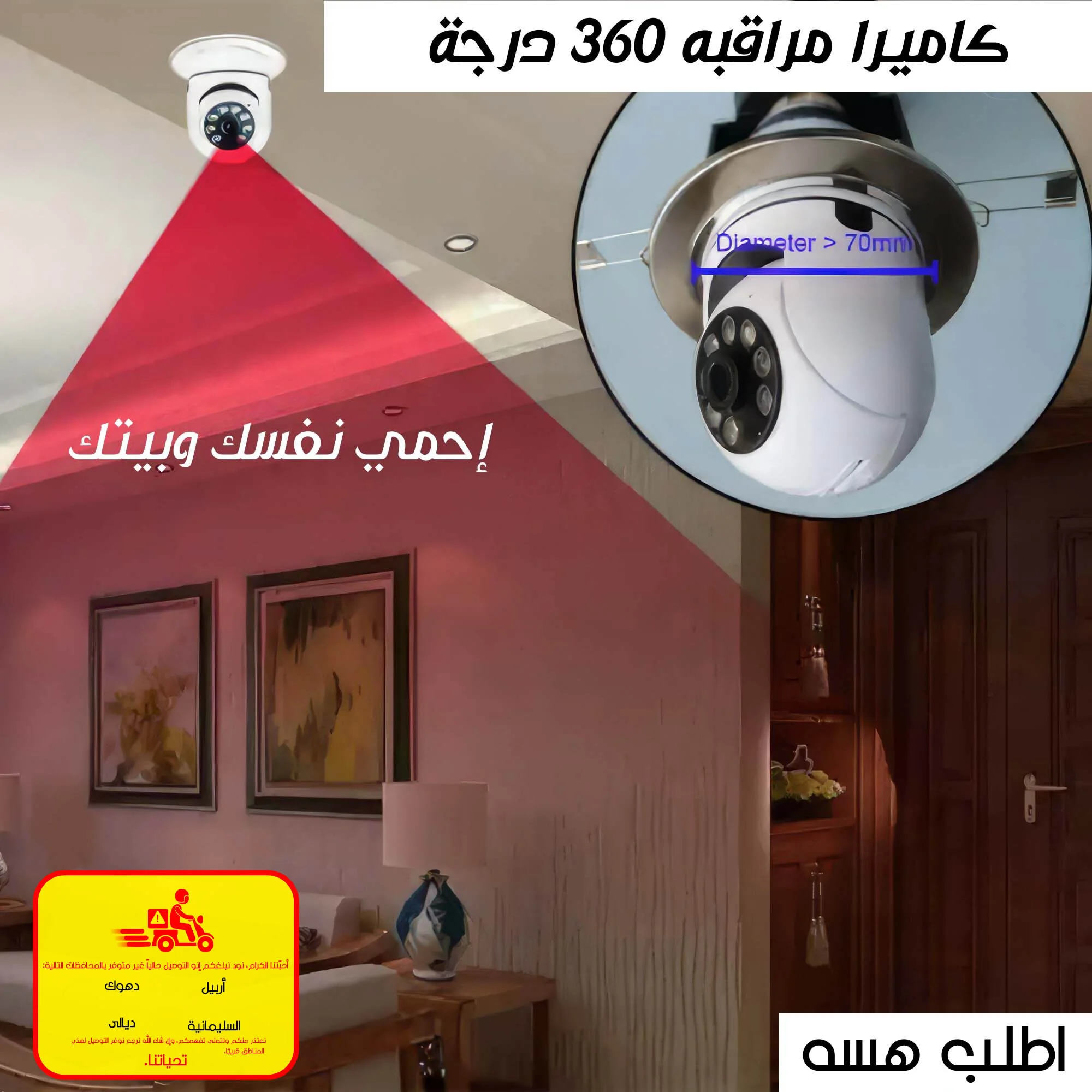 • اداة تصوير 360 درجة