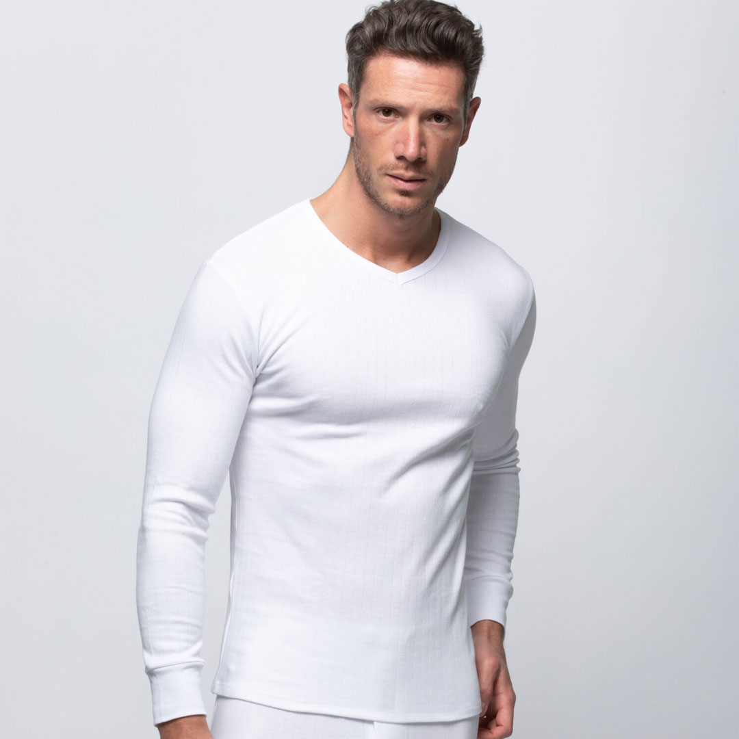 بودي قميص داخلي طويل للرجال - Col V