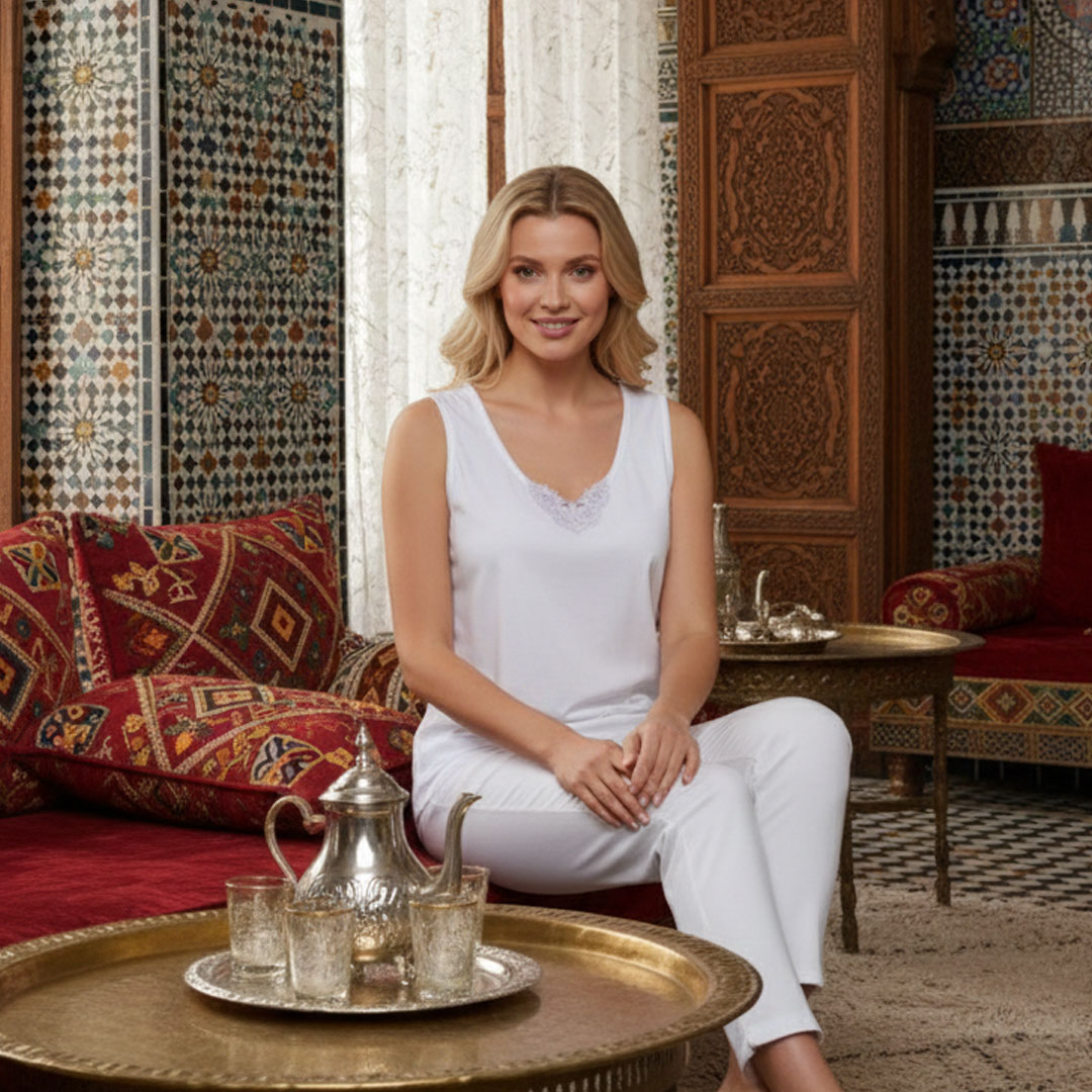 حزمة من 5 أقمصة ديباردور  للنساء مختلفة الأشكال - 100% قطن