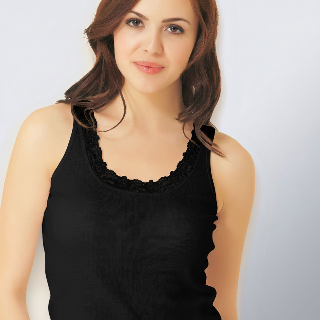 قميص داخلي للنساء - 100% قطن - كود 1010