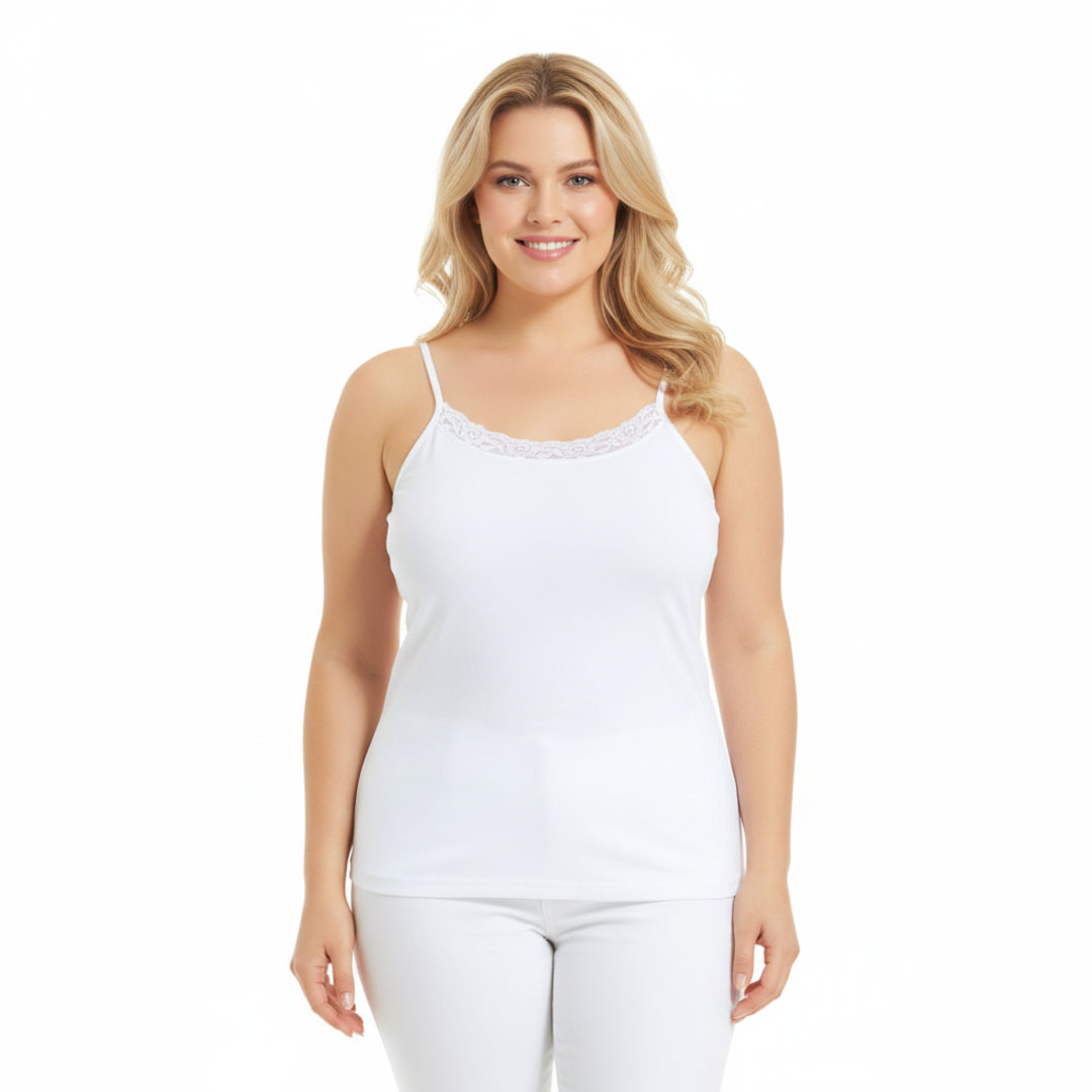 قميص داخلي للنساء - 100% قطن - كود 1016