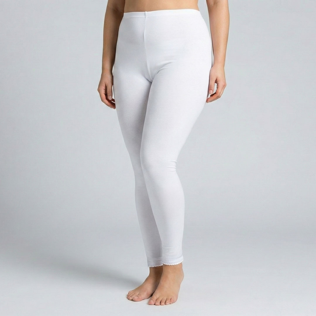 سروال داخلي طويل للنساء (كُم ضيق)  100% قطن