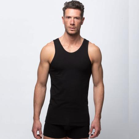 حزمة من 5 أقمصة داخلية ديباردور باللون الأسود - 100% قطن