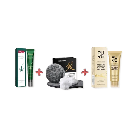 Hair Pack Trio – مجموعة علاج تساقط الشعر وإعادة النمو