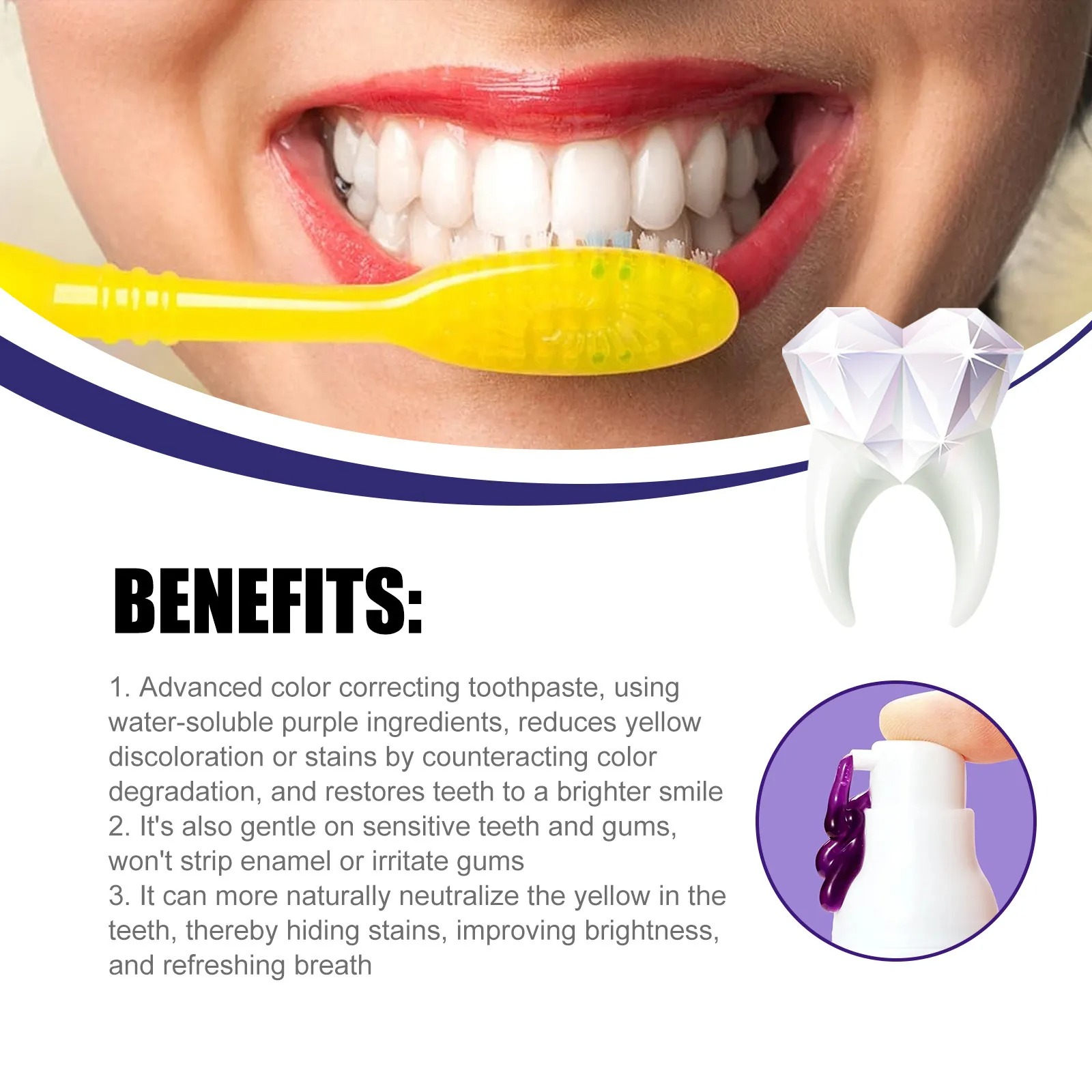 Purple Toothpaste