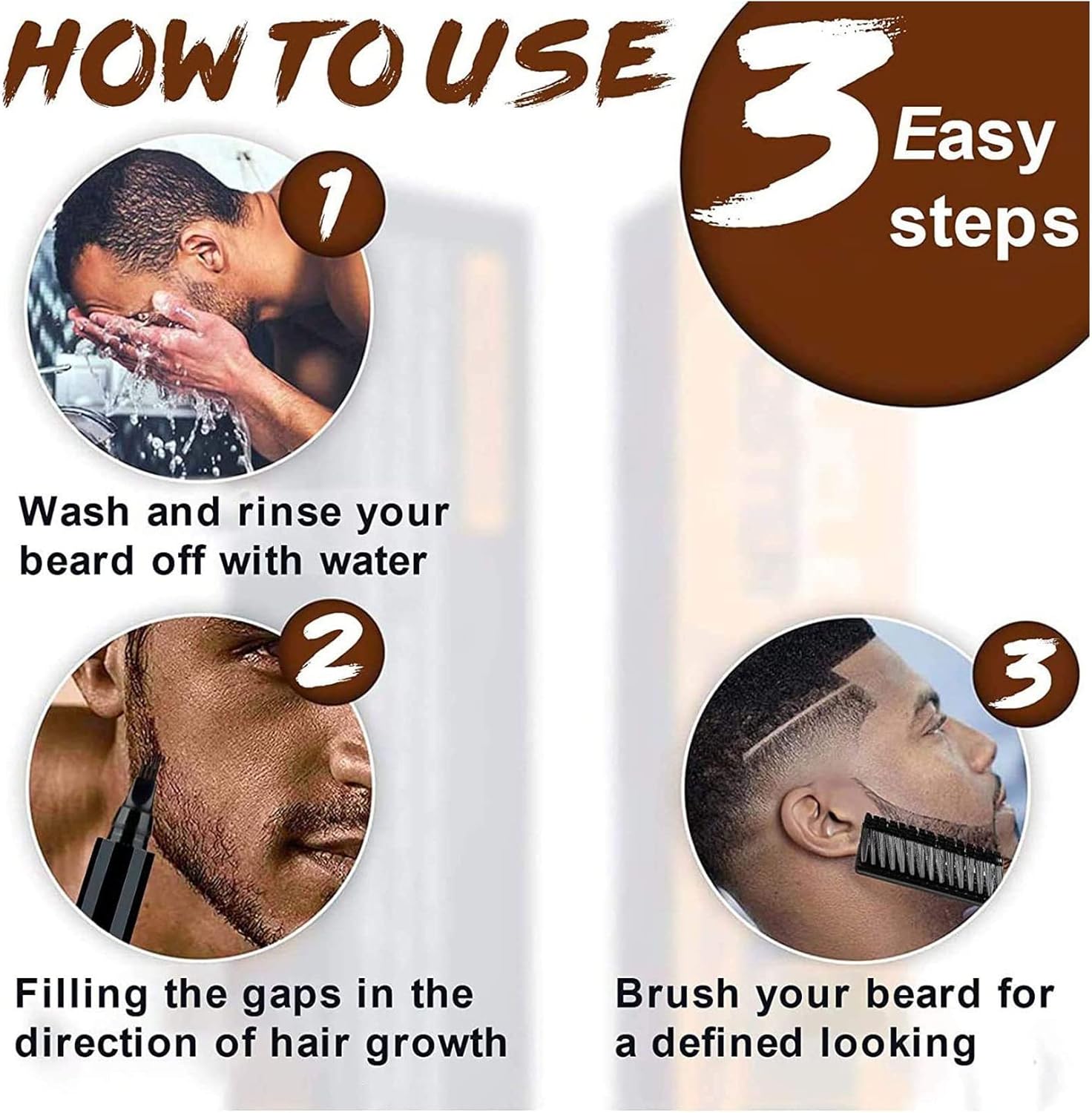 Beard Filler Pen For Men