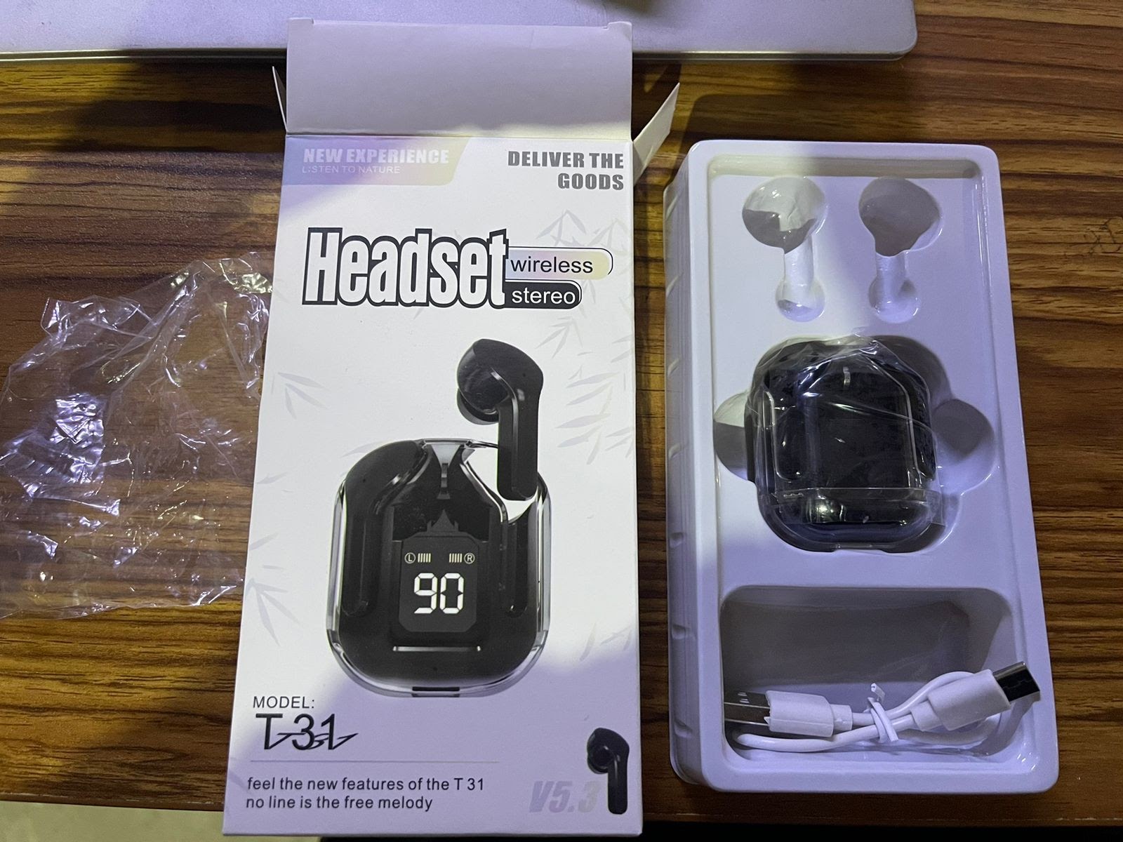 Digital Screen Bluetooth Headphones