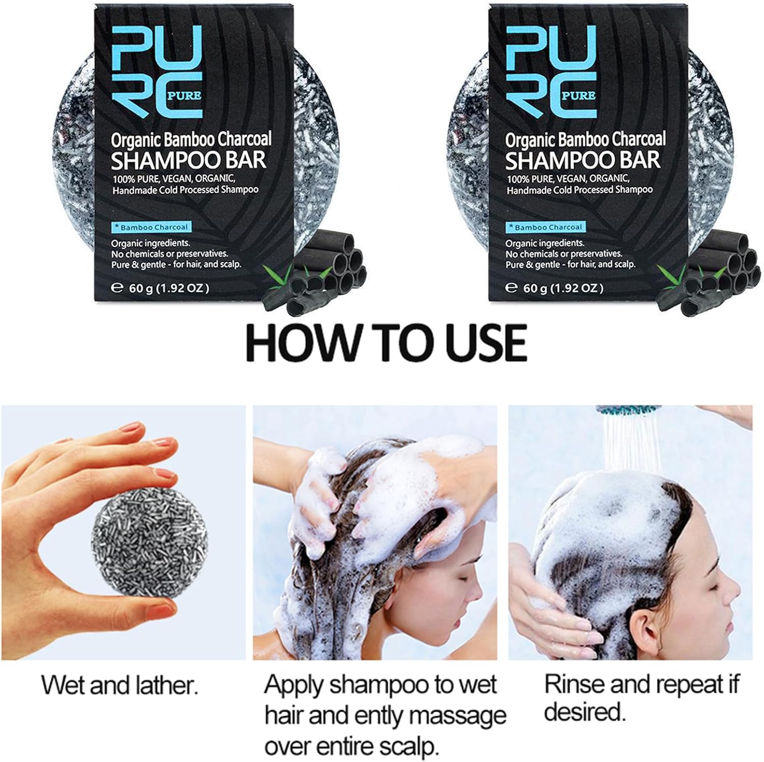 Charcoal Shampo Bar