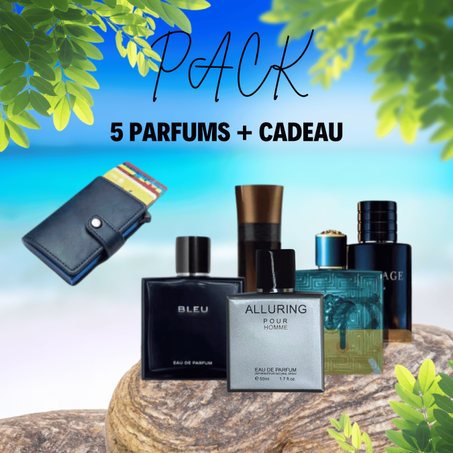 Pack 5 Parfums + Cadeau