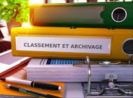 CLASSEMENT ET ARCHIVAGE