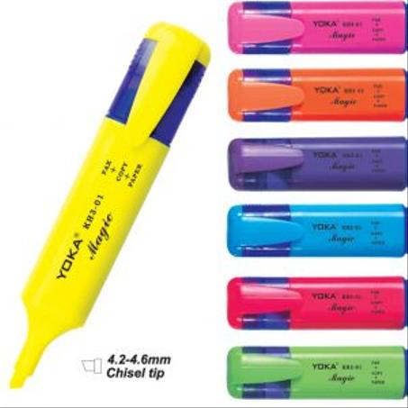 Pochette de 4 Surligneurs Magic Yoka