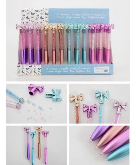 Stylo à Bille Diamond Butterfly