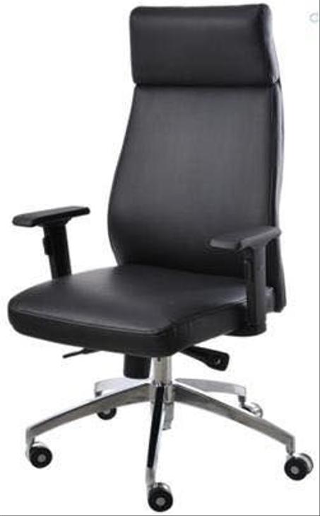 FAUTEUIL PRÉSIDENT RITZ EN PU NOIR