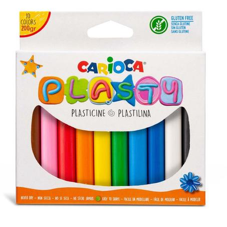 PATE A MODELER PLASTY CARIOCA 200G 10 PCS