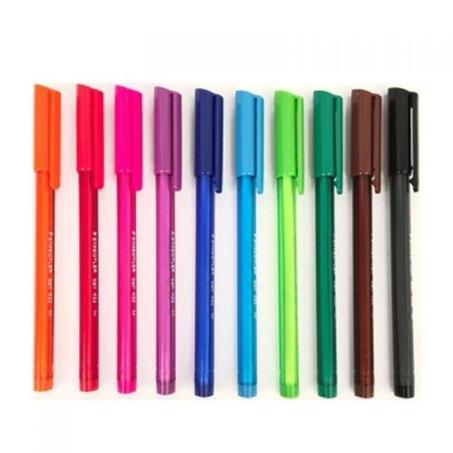 STYLO À BILLE POINTE 1.0MM BLEU CIEL KRISH TRI-3