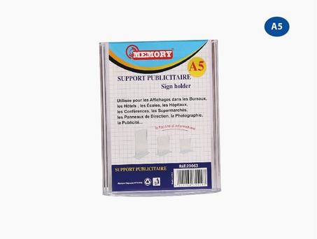 SUPPORT PUBLICITAIRE A5 MEMORY