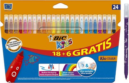 BIC Kids Couleur Feutres de Coloriage pour Enfants
