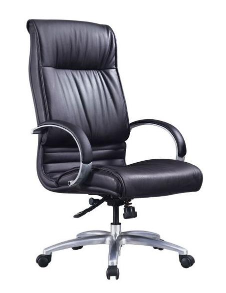 FAUTEUIL PRÉSIDENT SKIN EN CUIR SYNTHETIQUE NOIR