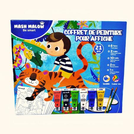 Coffret De Peinture MASH MALOW - 21 Pièces
