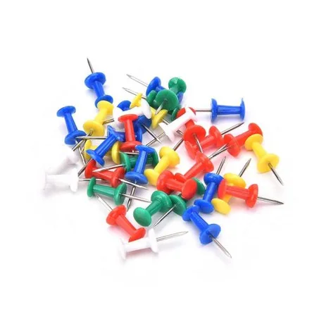 PUNAISES À SIGNALISATION PLASTIQUE 50 PCS