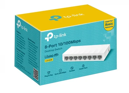 Switch TP-LINK de bureau 8 ports 10/100 Mbps